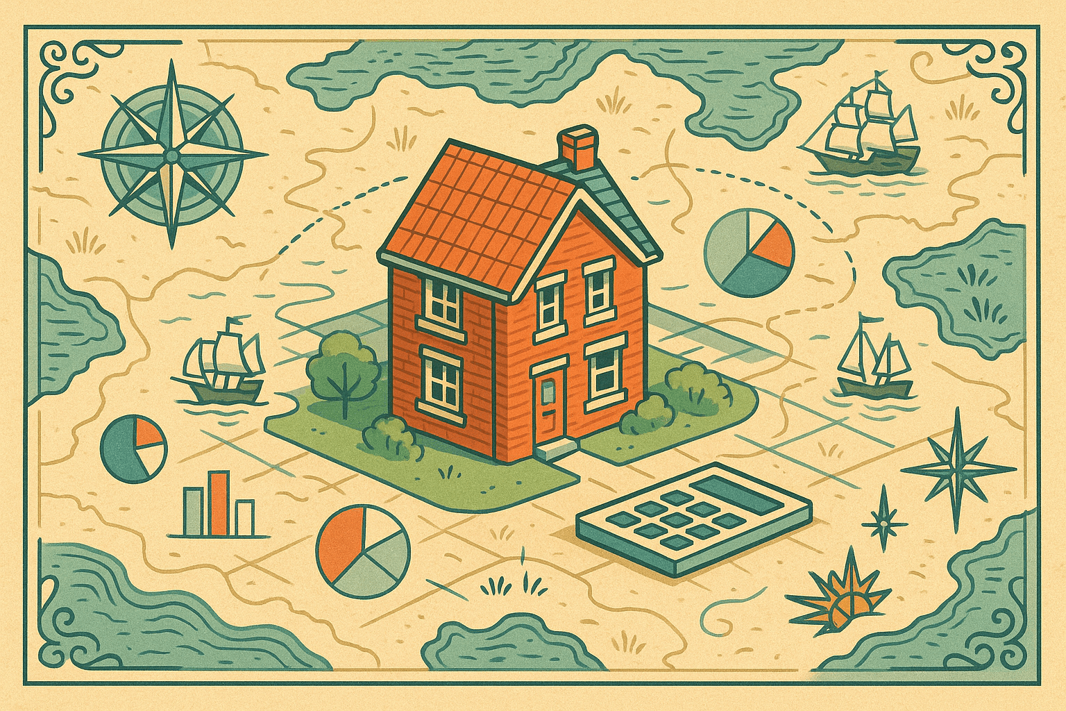 Property on a treasure map
